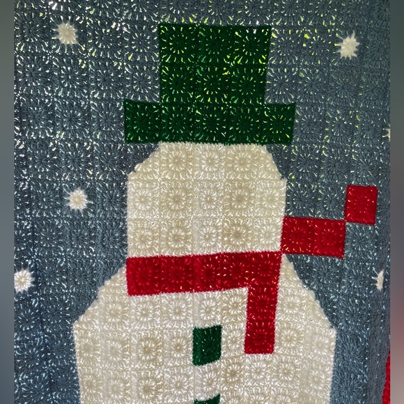 Handmade Snowman Quilt - Picture 2 of 6
